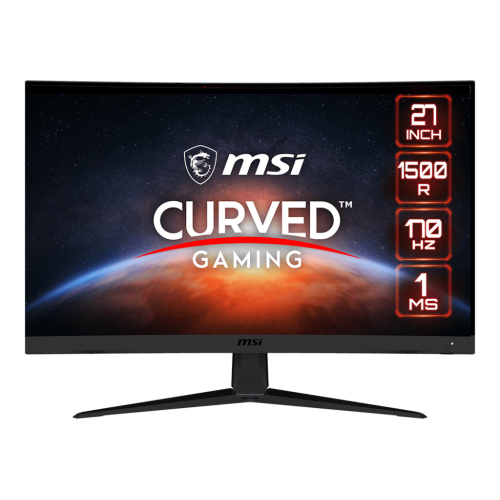 Монитор 27" MSI G27CQ5 VA 2560х1440 170Hz 1ms 250cd/m Curved 1500R 1000:1 DP 2xHDMI Black