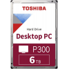 Жесткий диск HDD  6Tb TOSHIBA P300 SATA 6Gb/s 5400rpm 128Mb 3.5" HDWD260UZSVA