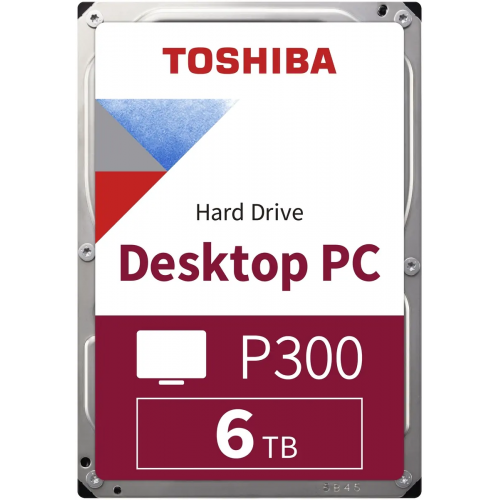 Жесткий диск HDD  6Tb TOSHIBA P300 SATA 6Gb/s 5400rpm 128Mb 3.5" HDWD260UZSVA